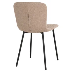 Wohnen Boucle Stühle in Beige - Menoria (2er Set)