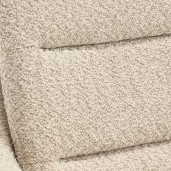 Wohnen Wohnzimmerstühle*Boucle Tischsessel mit Holz Drehgestell - Corpus (2er Set)