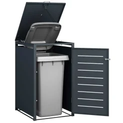 Wohnen Mülltonnenbox*Box für eine Mülltonne aus Stahl - Vadoz
