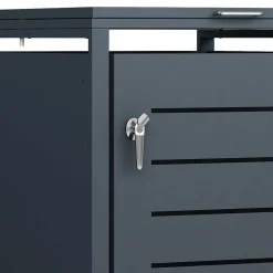 Wohnen Mülltonnenbox*Box für eine Mülltonne aus Stahl - Vadoz