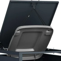 Wohnen Mülltonnenbox*Box für eine Mülltonne aus Stahl - Vadoz