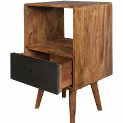 Wohnen Nachttische*Boxspring Nachtschrank Cospic im Retro Design