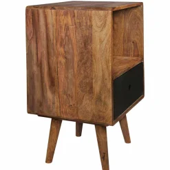 Wohnen Nachttische*Boxspring Nachtschrank Cospic im Retro Design