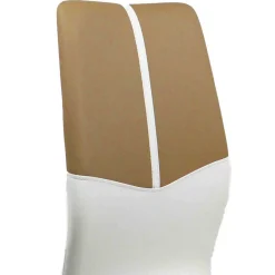 Wohnen Sitzgruppe|Küchen-Essgruppen*Braun Weiße Tischgruppe Sisela mit ausziehbarem Tisch (fünfteilig)