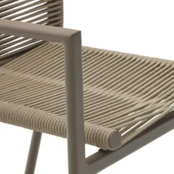 Wohnen Braune Armlehnenstühle Indoor & Outdoor - Fivizano (4er Set)