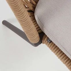 Wohnen Braune Designstühle mit Kordel - Smonos (4er Set)