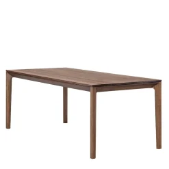 Wohnen Naturholzmöbel|Retro Möbel*Brauner Esszimmertisch aus Nussbaum Holz - Caceres