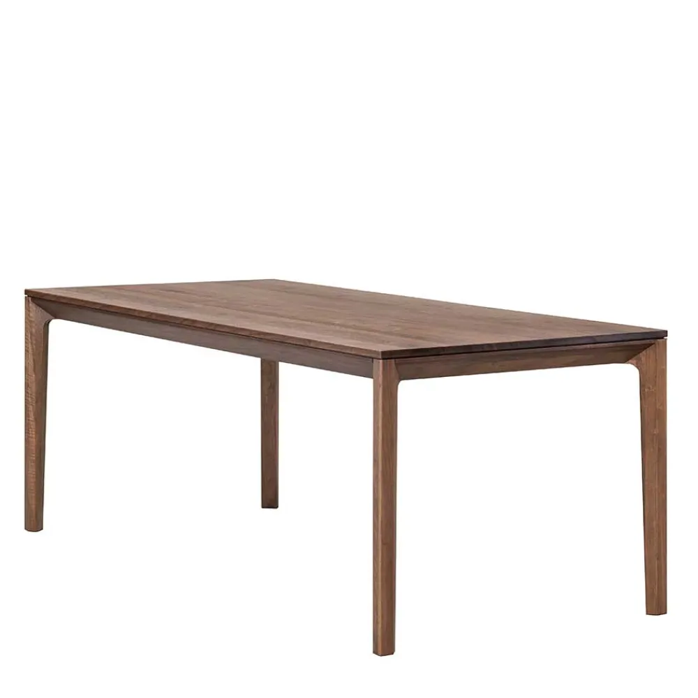 Wohnen Naturholzmöbel|Retro Möbel*Brauner Esszimmertisch aus Nussbaum Holz - Caceres