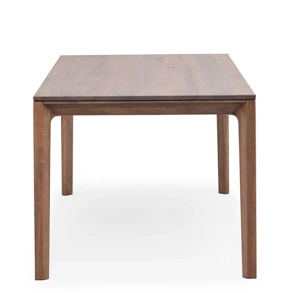 Wohnen Naturholzmöbel|Retro Möbel*Brauner Esszimmertisch aus Nussbaum Holz - Caceres