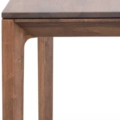 Wohnen Naturholzmöbel|Retro Möbel*Brauner Esszimmertisch aus Nussbaum Holz - Caceres