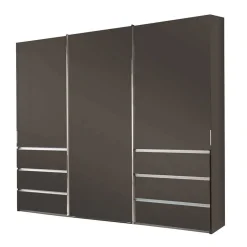 Wohnen Brauner Kombi-Kleiderschrank 300 cm breit - Yana