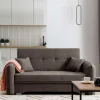 Wohnen Schlafsofas*Braunes Schlaf-Sofa mit Bonell Federkern - Dasanti