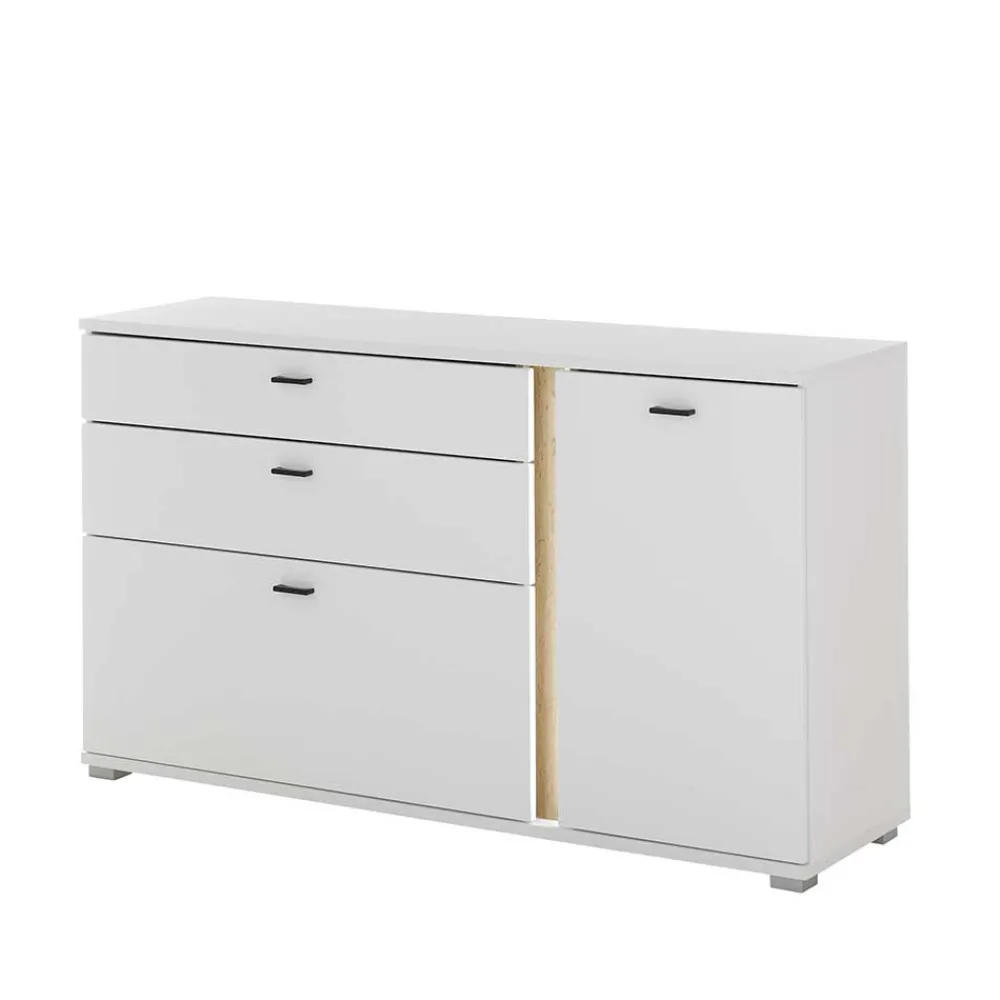 Wohnen Breite Kombi-Kommode mit LED Beleuchtung - Racelyn