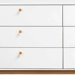 Wohnen Breite Kommode mit sechs Schubladen - Kolreva