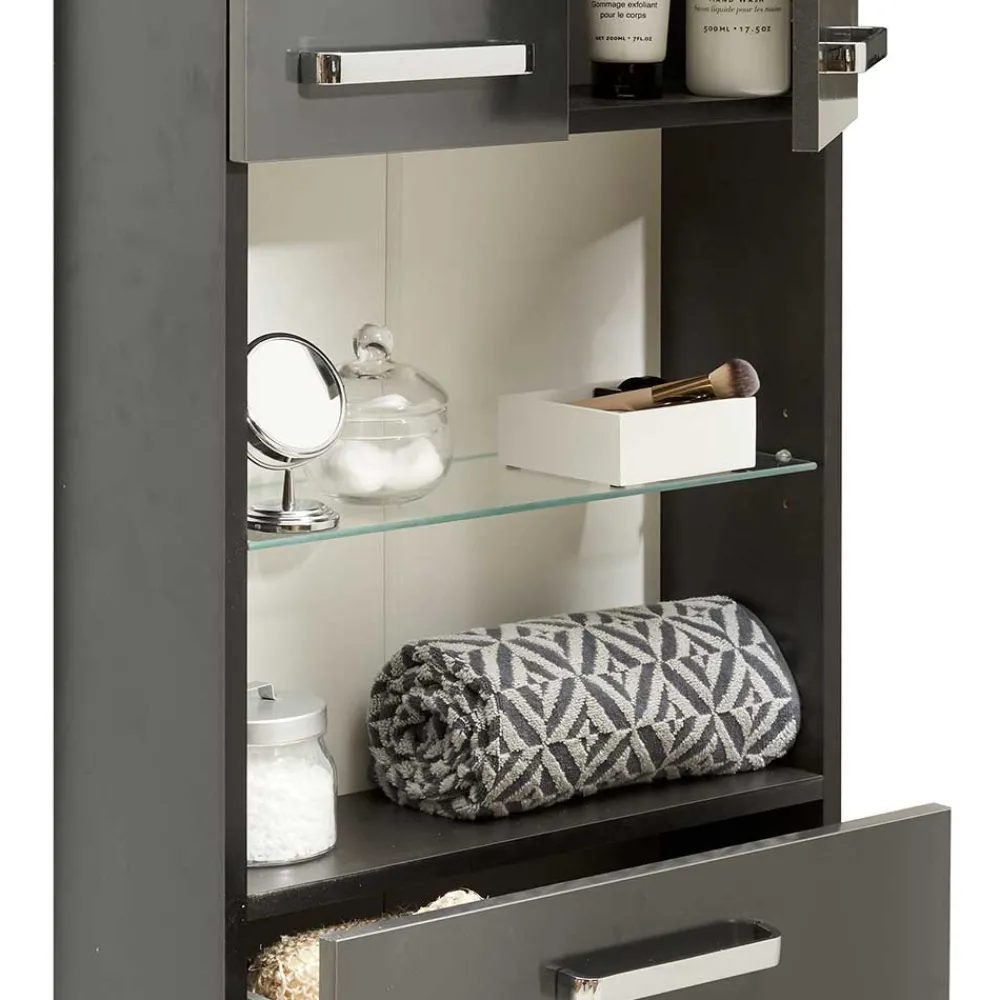 Wohnen Badschränke*Breiter Bad Hochschrank mit 20 cm Tiefe - Colistran