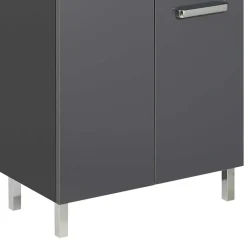 Wohnen Breiter Badezimmer-Unterschrank in Anthrazit - Colistran