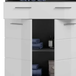 Wohnen Breiter Hochschrank fürs Bad 74x191x31 cm - Nancys