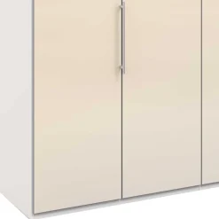 Wohnen Breiter Schlafzimmerschrank in Cremefarben - Zidarie