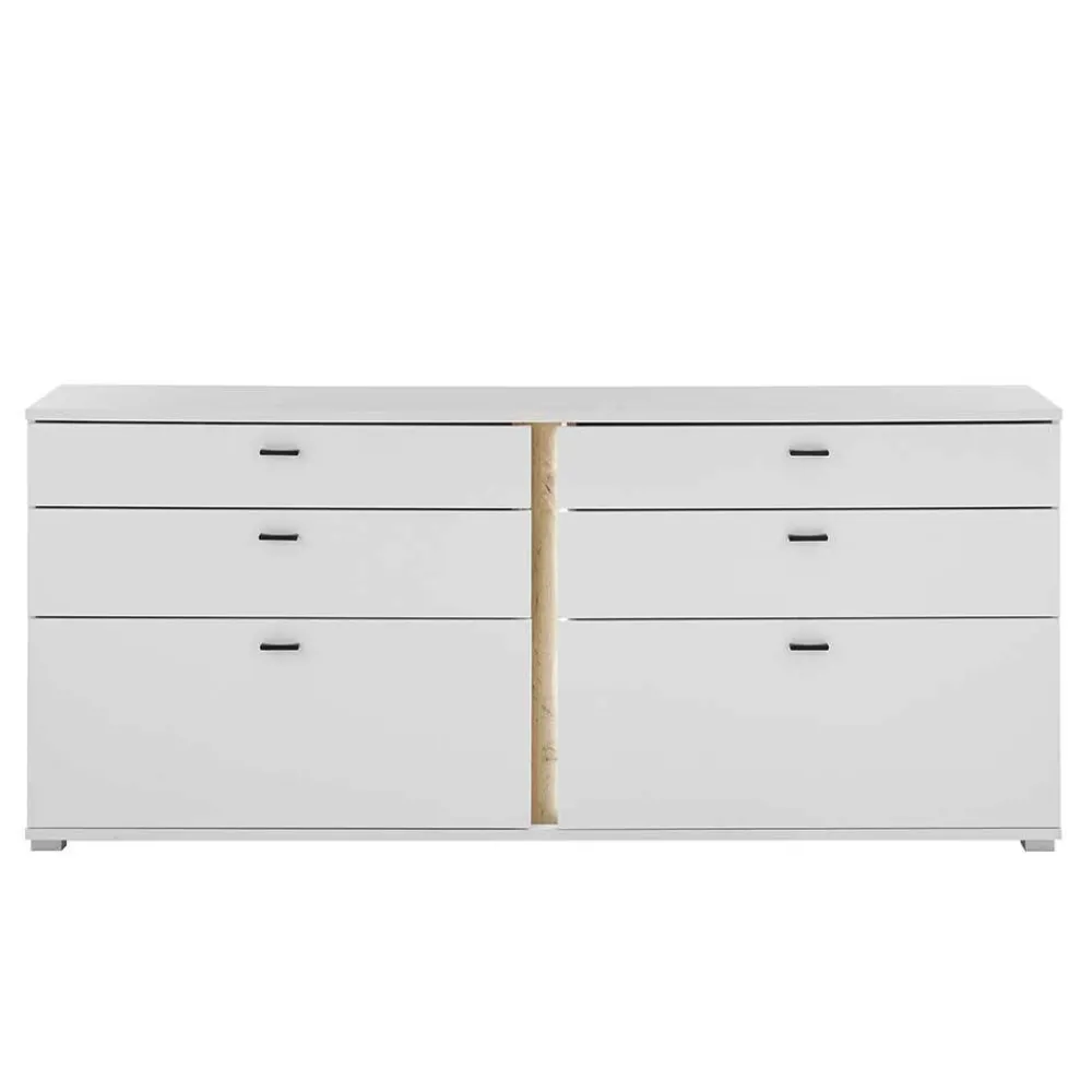 Wohnen Küchenschränke|Sideboards & Kommoden*Breites Sideboard mit LED Beleuchtung - Racelyn