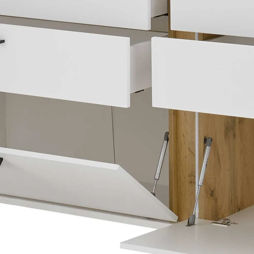 Wohnen Küchenschränke|Sideboards & Kommoden*Breites Sideboard mit LED Beleuchtung - Racelyn