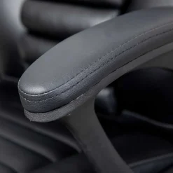 Wohnen Bürostühle*Büro Drehsessel aus Kunstleder in Schwarz - Emsa