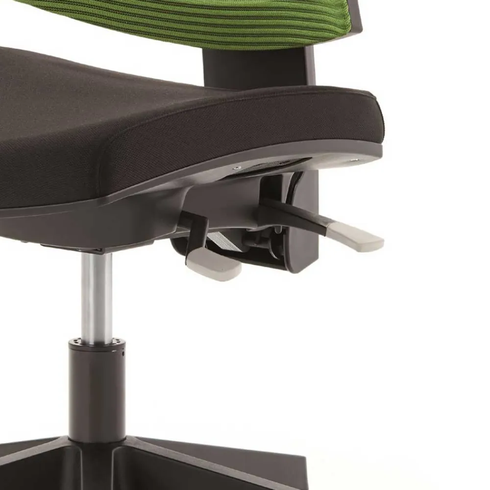 Wohnen Büro Drehstuhl Annabell in Grün Schwarz