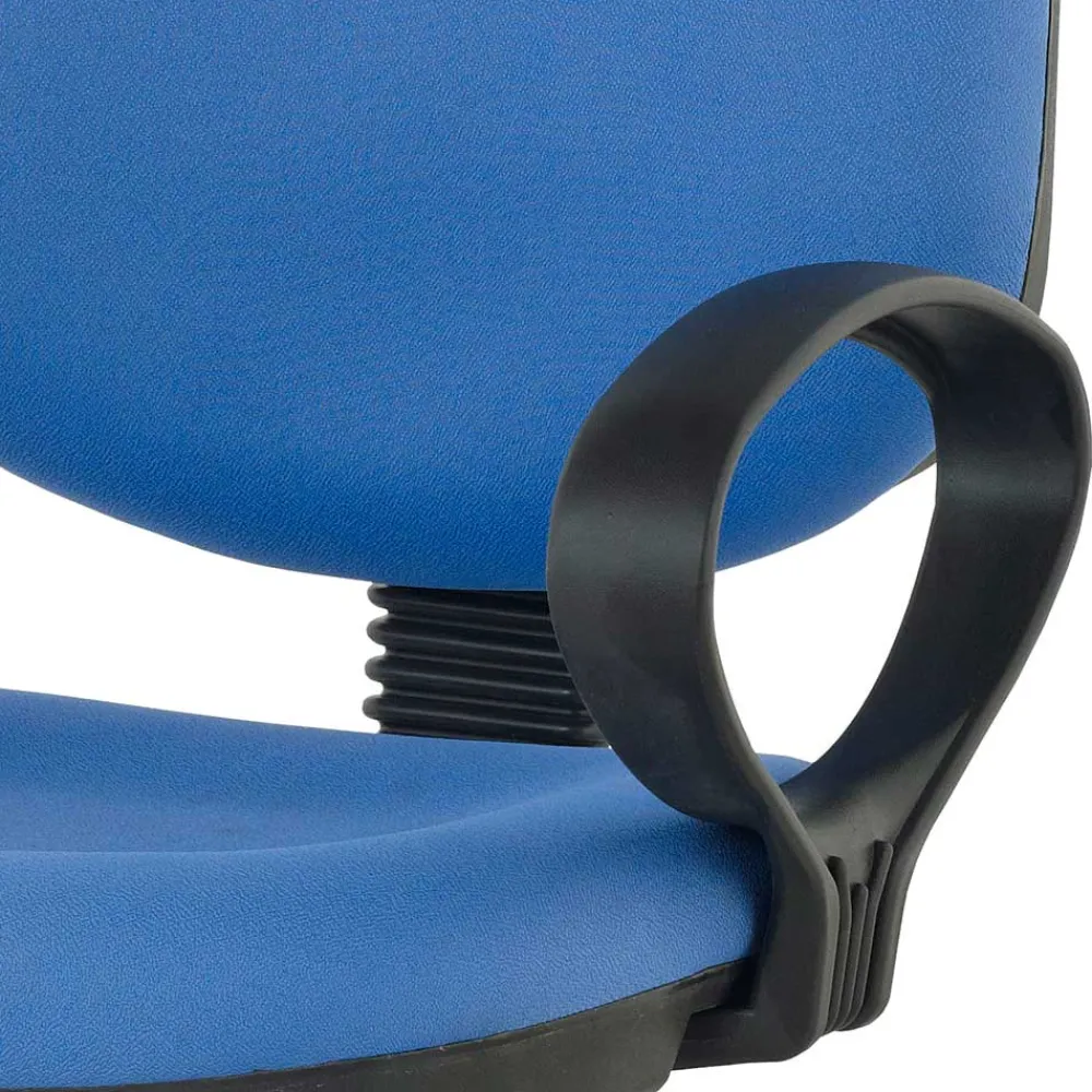 Wohnen Schwarze Möbel|Bürostühle*Büro Drehstuhl in Blau & Schwarz - Betisla