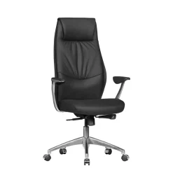 Wohnen Büro Lederstuhl mit hoher Lehne - Sercan