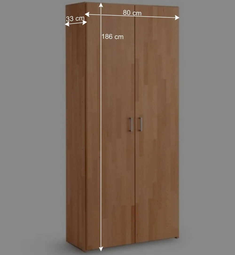 Wohnen Büro Ordnerschrank aus Buche Massivholz - Bash