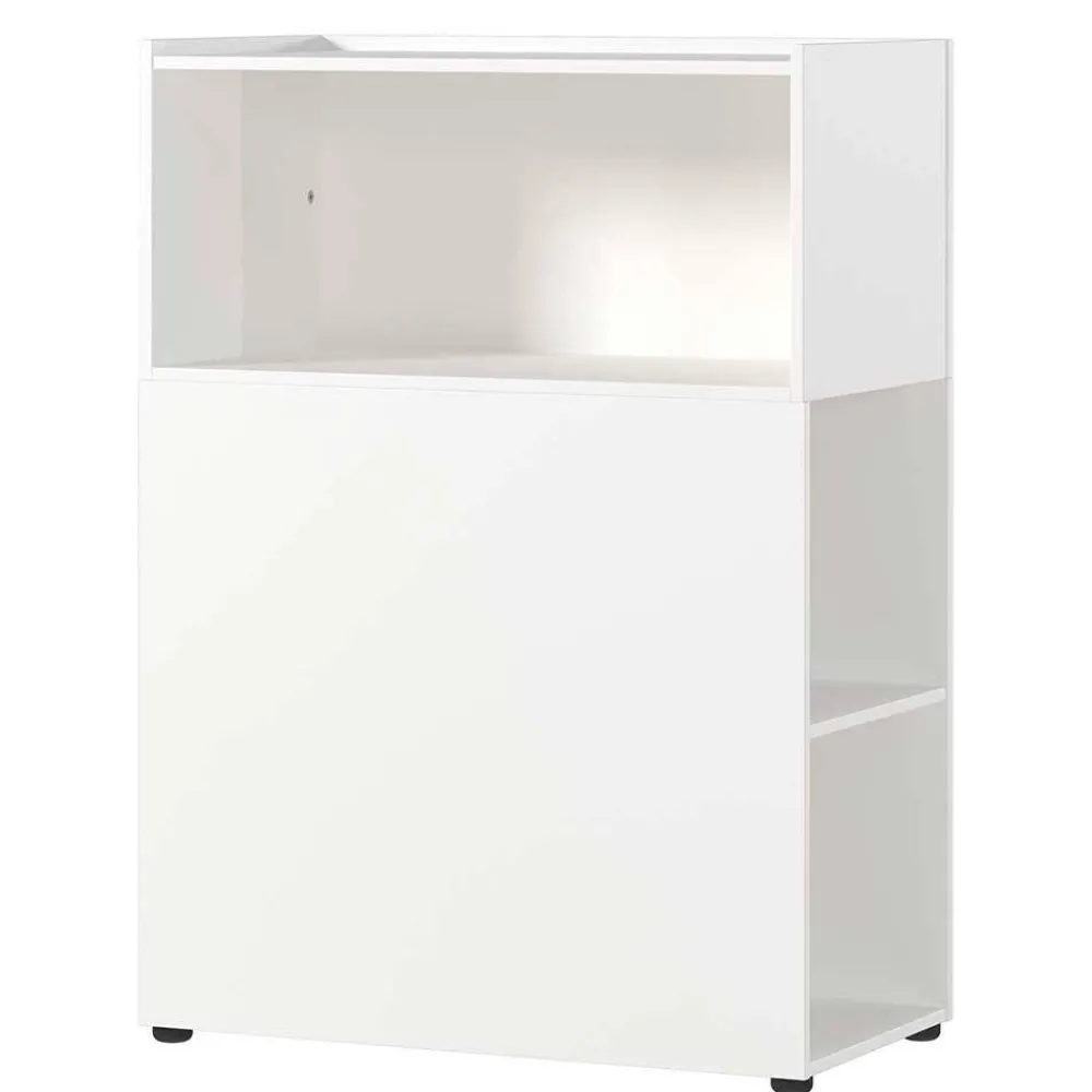 Wohnen Büro Raumteiler Regal in Weiß - Sparkle