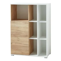 Wohnen Skandinavische Möbel|Home Office Möbel*Büro Regal mit Türen Set - Ziharo (zweiteilig)