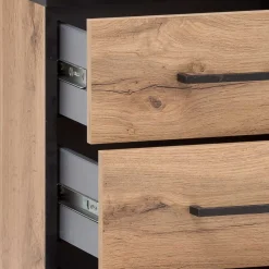 Wohnen Büro Rollcontainer in Eiche Optik - Zustic