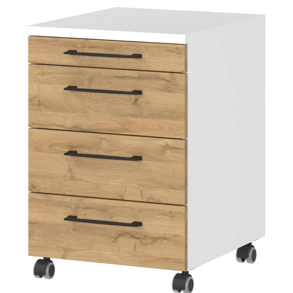 Wohnen Rollcontainer*Büro Rollcontainer zweifarbig - Andrass