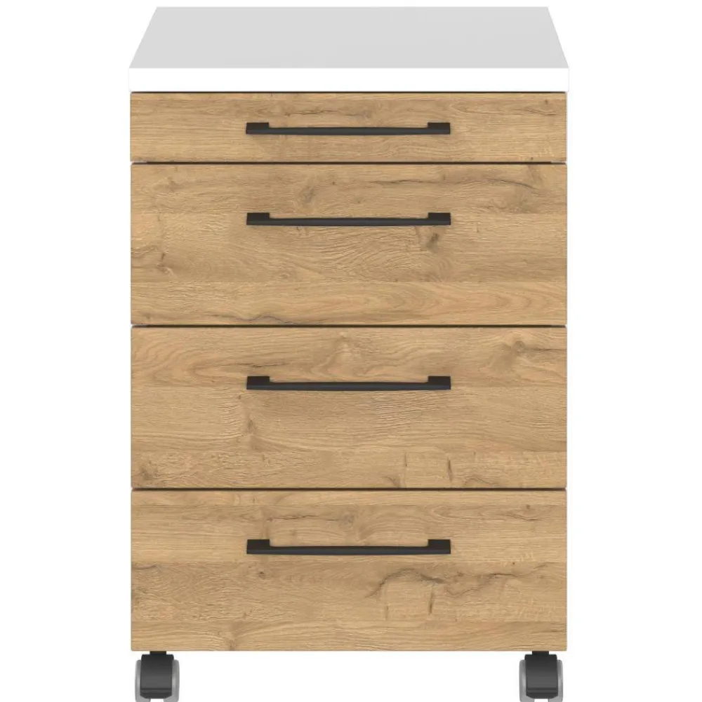 Wohnen Rollcontainer*Büro Rollcontainer zweifarbig - Andrass