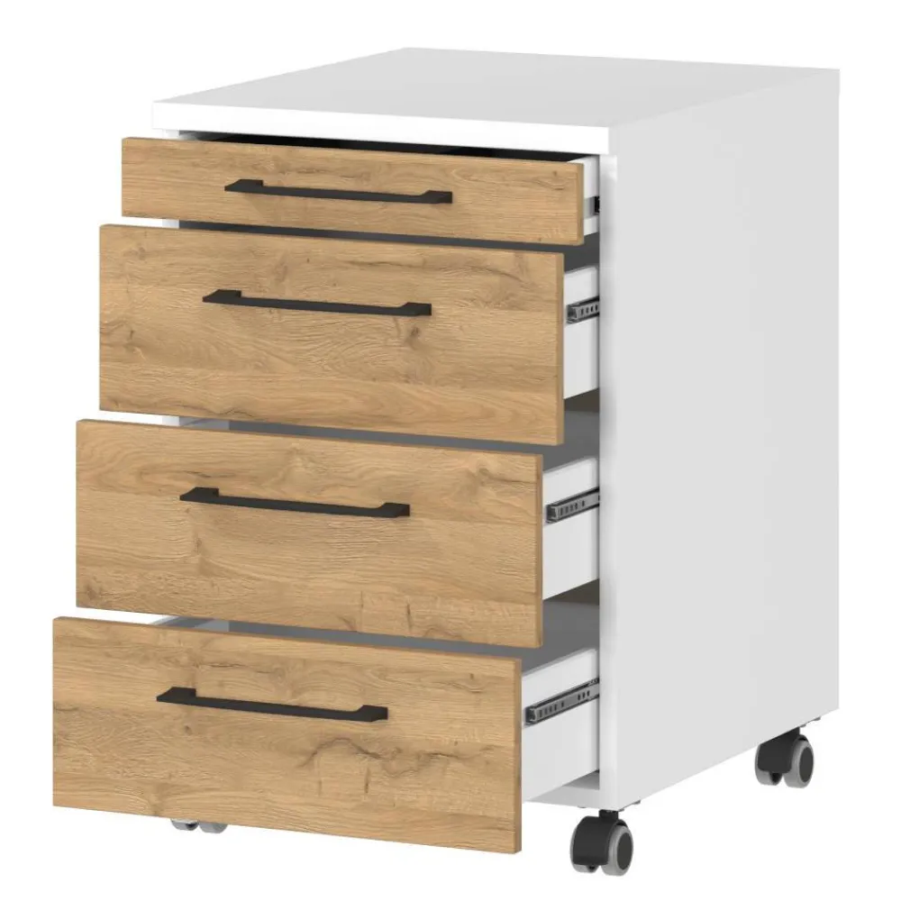 Wohnen Rollcontainer*Büro Rollcontainer zweifarbig - Andrass