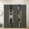 Wohnen Büro Schrank- und Regalwand Set - Ahilav (fünfteilig)