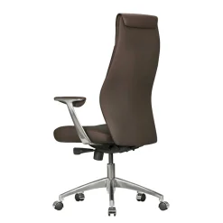 Wohnen Braune Möbel|Bürostühle*Büro Schreibtischsessel in Braun Leder - Mallavi