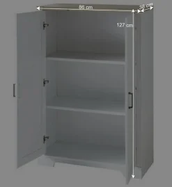 Wohnen Büro Schränke Set - Landhaus - Mehady (dreiteilig)