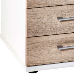 Wohnen Weiße Möbel|Rollcontainer*Büro Schubladen Container ohne Rollen - Garian