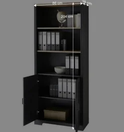 Wohnen Home Office Möbel|Büro Komplett*Büro Wohnwand im Landhaus Stil - Joe (dreiteilig)