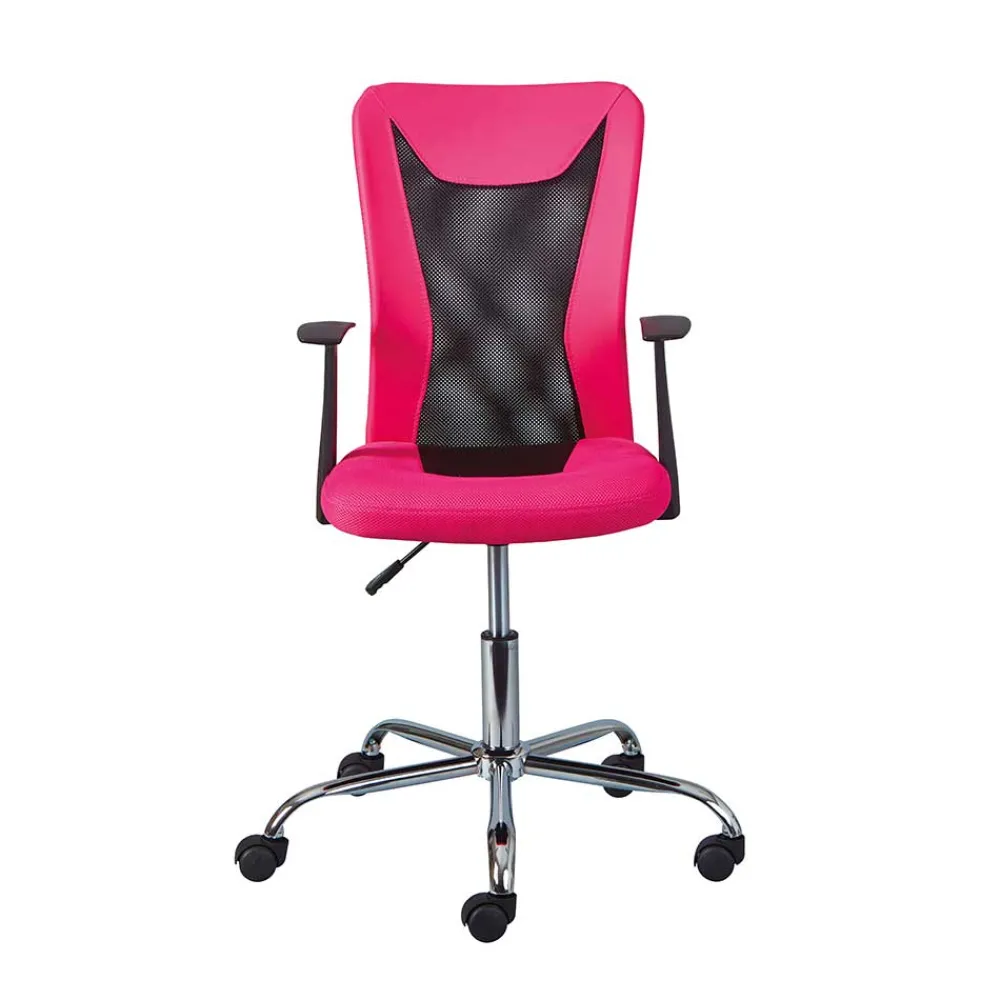 Wohnen Bürodrehstuhl in Pink & Schwarz - Catama