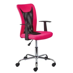 Wohnen Bürodrehstuhl in Pink & Schwarz - Catama