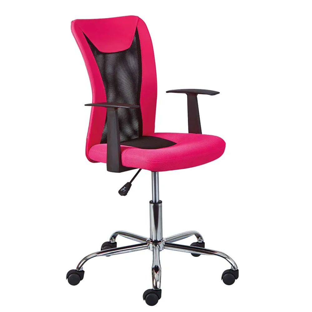 Wohnen Bürodrehstuhl in Pink & Schwarz - Catama