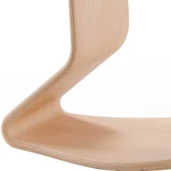 Wohnen Barhocker*Bürohocker aus Holz mit Stoff in Blau - Alicudi