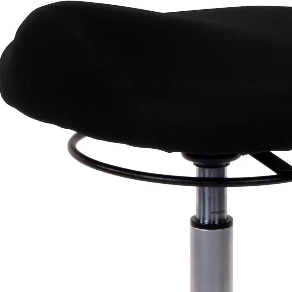 Wohnen Bürohocker für aktives Sitzen in Schwarz - Enjisaco