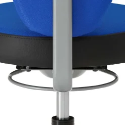 Wohnen Bürostühle*Bürohocker mit Lehne in Dunkelblau & Schwarz - Kanellas