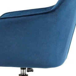 Wohnen Bürostühle*Bürostuhl in Blau mit Gold - Continento