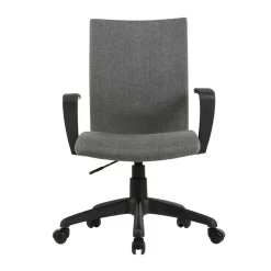 Wohnen Bürostühle*Bürostuhl in Grau mit Armlehnen - Lucasz