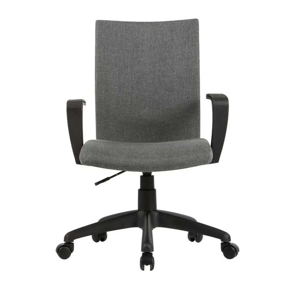 Wohnen Bürostühle*Bürostuhl in Grau mit Armlehnen - Lucasz