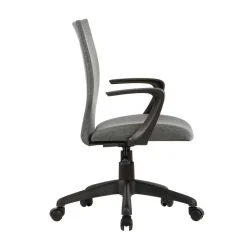 Wohnen Bürostühle*Bürostuhl in Grau mit Armlehnen - Lucasz